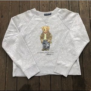 Ralph Lauren Polo Bear Southwestern Crewneck Sweatshirt Medium M V Pullover